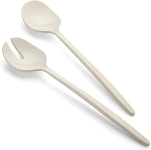 Guzzini Tierra Posate Insalata, Pio&Tito Toso, 28 cm, Bianco - Foto 1 di 2