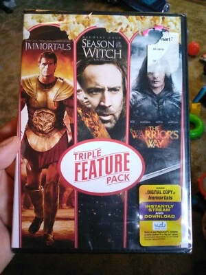 Immortals/Season of the Witch/The Warrior's Way (2013, 3-Disc DVD Set + Digital) - Image 1 of 2