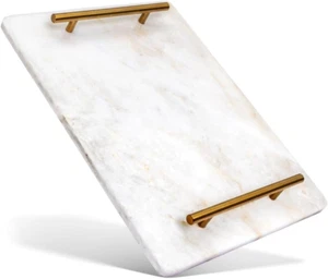 Marble Cutting Board - Stone Cutting Board with Handle - Marble Cutting Board 12 - Picture 1 of 12