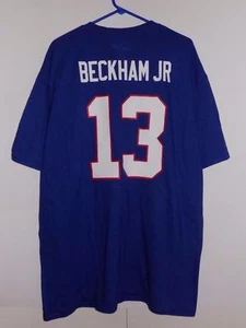 New York Giants t shirt Odell Beckham Jr 2XL 3XL name and number blue NWT - Picture 1 of 5