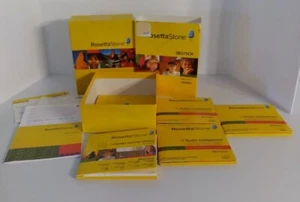 Rosetta Stone Deutsch Levels 1, 2 & 3 Version 3 German Language CDs No Headset - Picture 1 of 9