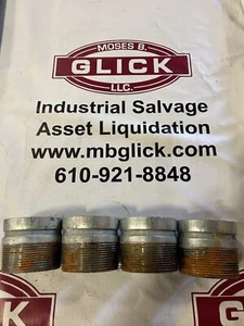 4 Victaulic 3" Galvanized Grooved to Threaded Iron Pipe Adapters - Picture 1 of 3