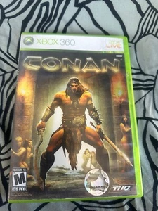 Conan The Barbarian (Microsoft Xbox 360, 2007) Complete Cib Nice Vintage - Picture 1 of 4
