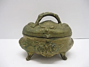 Antiguo N.B. Rogers S.P.C. Baratija Art Nouveau caja de ataúdes con bisagras de principios de 1900 - Imagen 1 de 7