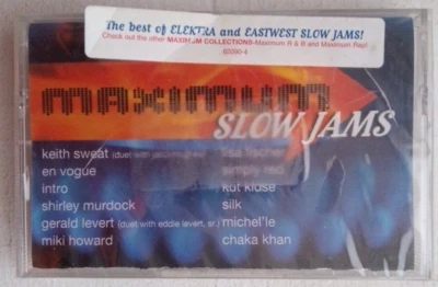 Maximum Slow Jams, Rare Cassette, Keith Sweat, Simply Red, New Factory Sealed - Image 1 of 4