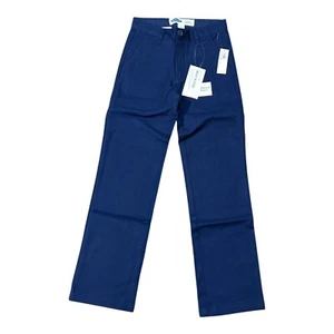 Old Navy Boys Built-In Flex Uniform Pants Reinforced Slim Fit 8 Navy Blue NEW - Picture 1 of 5