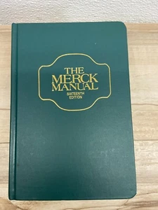 Vtg 1992 The Merck Manual Of Diagnosis And Therapy Hardcover 16th Edition - Imagen 1 de 8