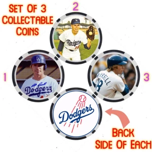 BILL RUSSELL - LEGENDARY DODGERS BASEBALL PLAYER - COLLECTABLE COIN SET - Picture 1 of 2