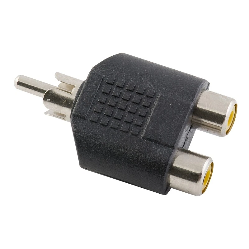 Antsig Audio Adaptor RCA Male To 2 RCA Female - Image 1 of 1