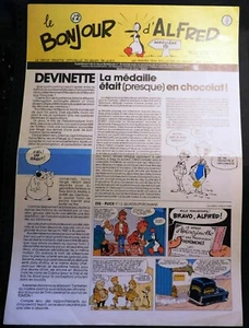 LE BONJOUR D'ALFRED. Angoulême 1988. N°2 - quotidien rédigé par GREG - Picture 1 of 1
