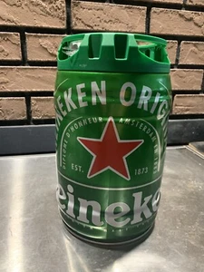 HEINEKEN MINI KEG Beer Can 5L 1.32 Gallons - EMPTY With Unused Taps Spout - Picture 1 of 3