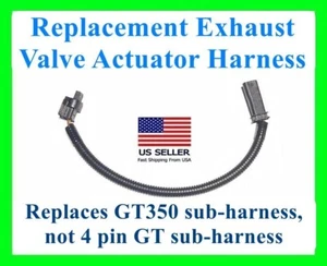 Se adapta a Mustang GT350 Válvula de escape Actuador Motor Arnés Cableado Conector Enchufe - Imagen 1 de 1