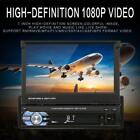7" Single 1 Din Flip Out Stereo Car Radio Mp5 Player Touch Screen Bt Usb Camera