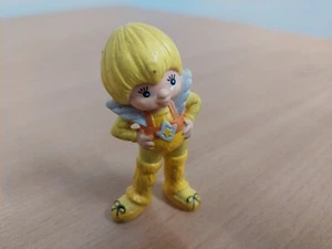 Vintage Canary Yellow Rainbow Brite Plastic Figure 1983 Hallmark Retro Gift Idea - Picture 1 of 7