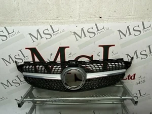 (AS) GENUINE MERCEDES BENZ W205 C CLASS FRONT BUMPER GRILL GRILLE A2058800307 - Picture 1 of 9