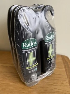 Radox Transform Kick Start Wake Up Vintage Shower Gel 90s NEW OLD STOCK Rare X6 - Picture 1 of 3