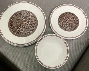 Corelle Batik, lote de 13 piezas: 5 platos de cena y 3 almuerzos, 5 cuencos de cereales ¡EXCELENTE! Y5 - Imagen 1 de 3