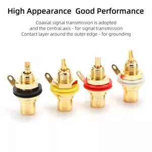 Conector conector conector de montaje conector de audio y video NEUTRIK REAN RCA hembra NYS367A - Imagen 1 de 8
