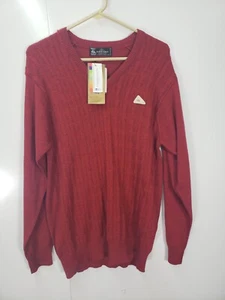 Neu mit Etikett, Herrenpullover Monte Carlo Collection, rot, Magnawolle, Größe 42 US Large - Bild 1 von 10