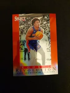 Cade Cunningham 2021-2022 Select Rookie Revolution Red No. 25 Prizm Case Hit RC - Picture 1 of 4