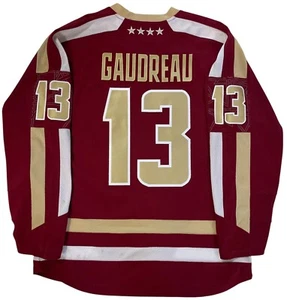 MAGLIA HOCKEY JOHNNY GAUDREAU BOSTON COLLEGE UNDER ARMOUR TAGLIA MEDIA - Foto 1 di 7
