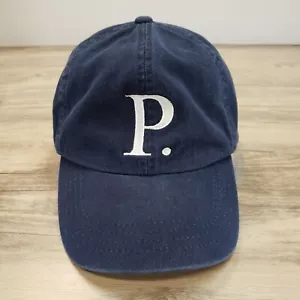 P. Initial Lettered Hat Cap Strap Back 2017 L.L. Beand Blue Cotton Adjustable - Picture 1 of 13