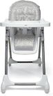 Mamas & Papas Snax Adjustable Highchair, Reclines, Foldable with Grey Spot 