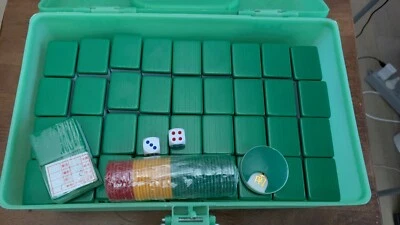 LARGE Chinese Mahjong Set. New Condition. All Complete. Never Used. - Image 1 of 4