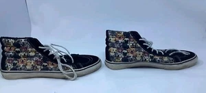 ASPCA Dog Print Vans Sneakers Size US Men's 9.5, Women's 11 High Tops. Rare - Picture 1 of 5