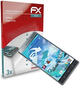 atFoliX 3x Écran protecteur pour Lenovo Phab 2 Pro clair&flexible