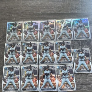 LOTTO Jacob Gonzalez 2023 Bowman Draft Chrome #BDC-167! 9 basi, 5 rifrattori - Foto 1 di 1