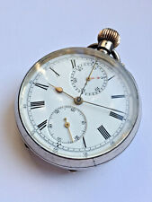 G. Leon Breitling Montbrillant pocket chronograph high class 19''' manufactory