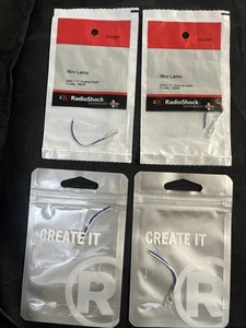 RadioShack 6 Volt 50 mA lampada in miniatura 272-0057 (quantità 4) - Foto 1 di 3