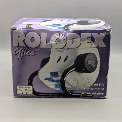 New Rolodex Office Open Rotary Card File 2.25" x 4" A-Z Tabs - Image 1 of 4