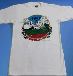 Vintage 1991 Field Of Dreams Movie Site T-Shirt Medium Single Stitch Tee - Picture 1 of 13