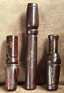 vintage 1995  signed  DALE FLEMING #87  Game Call SET   DUCK CANADIAN GOOSE CALL - Picture 1 of 7