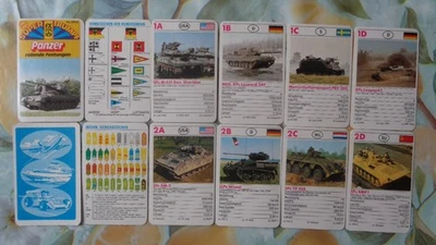 Quartett Militär Panzer Rollende Festungen Ausgabe 1981 - Bild 1 von 3