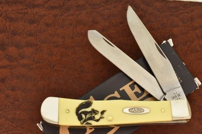 CUCHILLO TRAMPERO CASE XX USA AMARILLO DELRIN TAMAÑO COMPLETO 3254 SS 2025 ARDILLA (27379) Foto 1 de 4