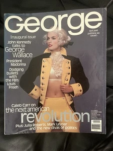 GEORGE Magazine Inaugural Issue OCT/NOV 1995 Cindy Crawford, JFK Jr. NM - Picture 1 of 2