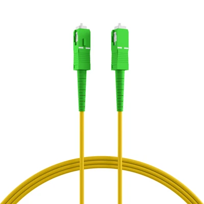 ProfiPatch LWL Glasfaserkabel Simplex SC/APC-SC/APC Singlemode 9/125µ OS2 LSZH 1 - Bild 1 von 2
