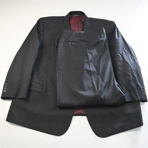Jack Victor 56R 56x30 Gray 100% Wool Powell Mens Jacket Pants Suit - Picture 1 of 12