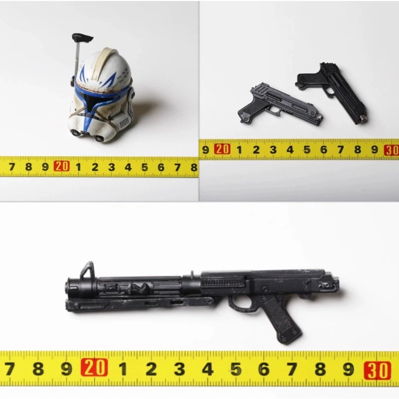 Hot Toys 1/6 TMS119 Ahsoka Captain Rex Helmet Gun Action Figure Accessories - Image 1 of 3