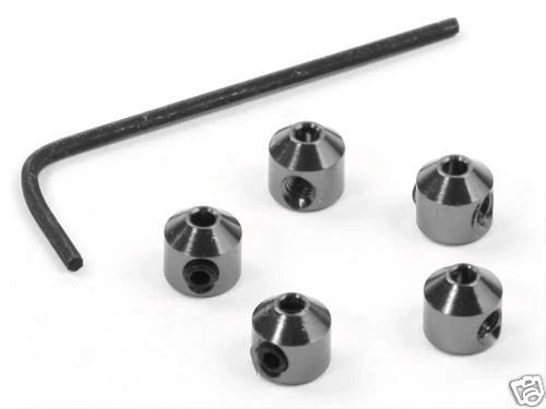 Robitronic Collarini doppio lato (piatto e a punta) color titanio - Immagine 1 di 1