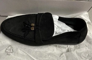 Dream Pairs Women’s Black Suede Loafers Flats Tassel Slip-On Shoes Sz 8.5 New - Picture 1 of 7