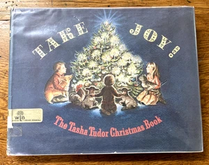 Take Joy! Tasha Tudor Christmas Book 1966 HCDJ First Edition 1st Printing V Good - Bild 1 von 5