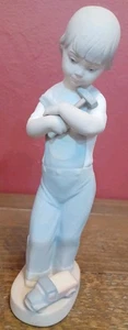Vtg Lladro Mechanic Boy #4897 Figurine Handpainted In Spain 8.5" Tall - Picture 1 of 7