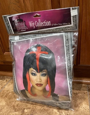 Gothic Cross Wig California Costume Collection Halloween Curse of Mayhem Mansion - Image 1 of 4
