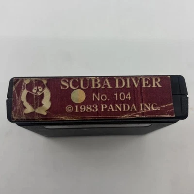 Scuba Diver Atari 2600, 1983, Panda Inc. 104 Working Rare Video Game Vintage - Image 1 of 4