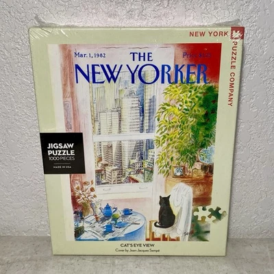 The New Yorker - 1000 Piece Jigsaw Puzzle - Cat’s Eye View - Jean-Jacques Sempe - Image 1 of 4