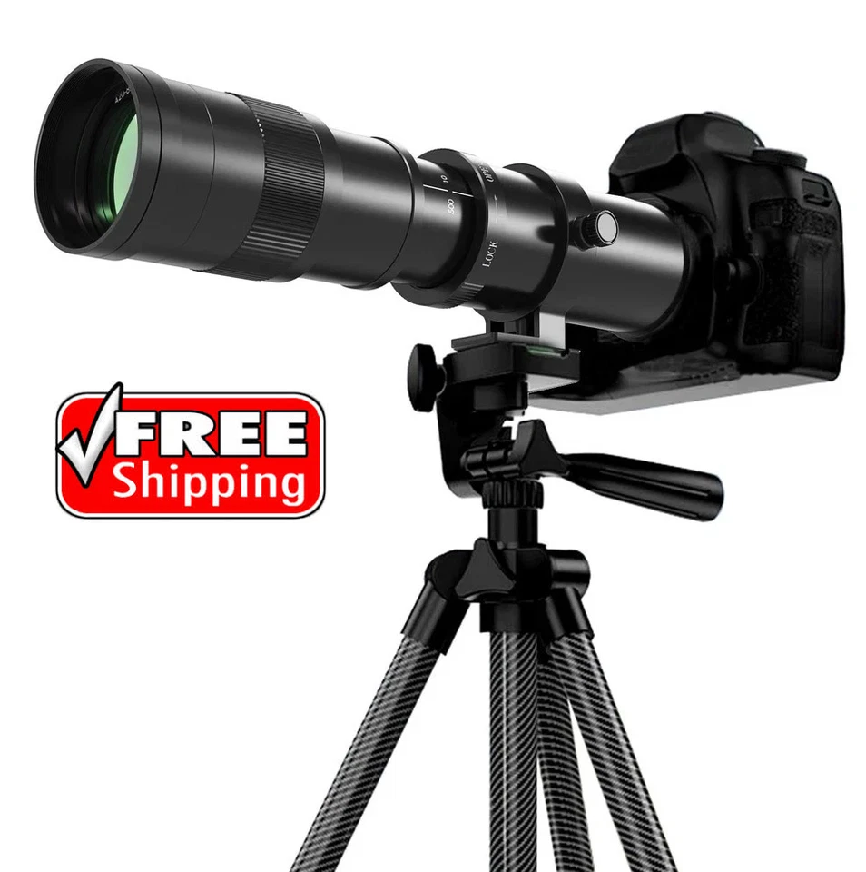 Nikon F Lens 420-800mm MF Zoom Telephoto for DSLR D850 D750 D3500 D5500 D7100 - Image 1 of 4